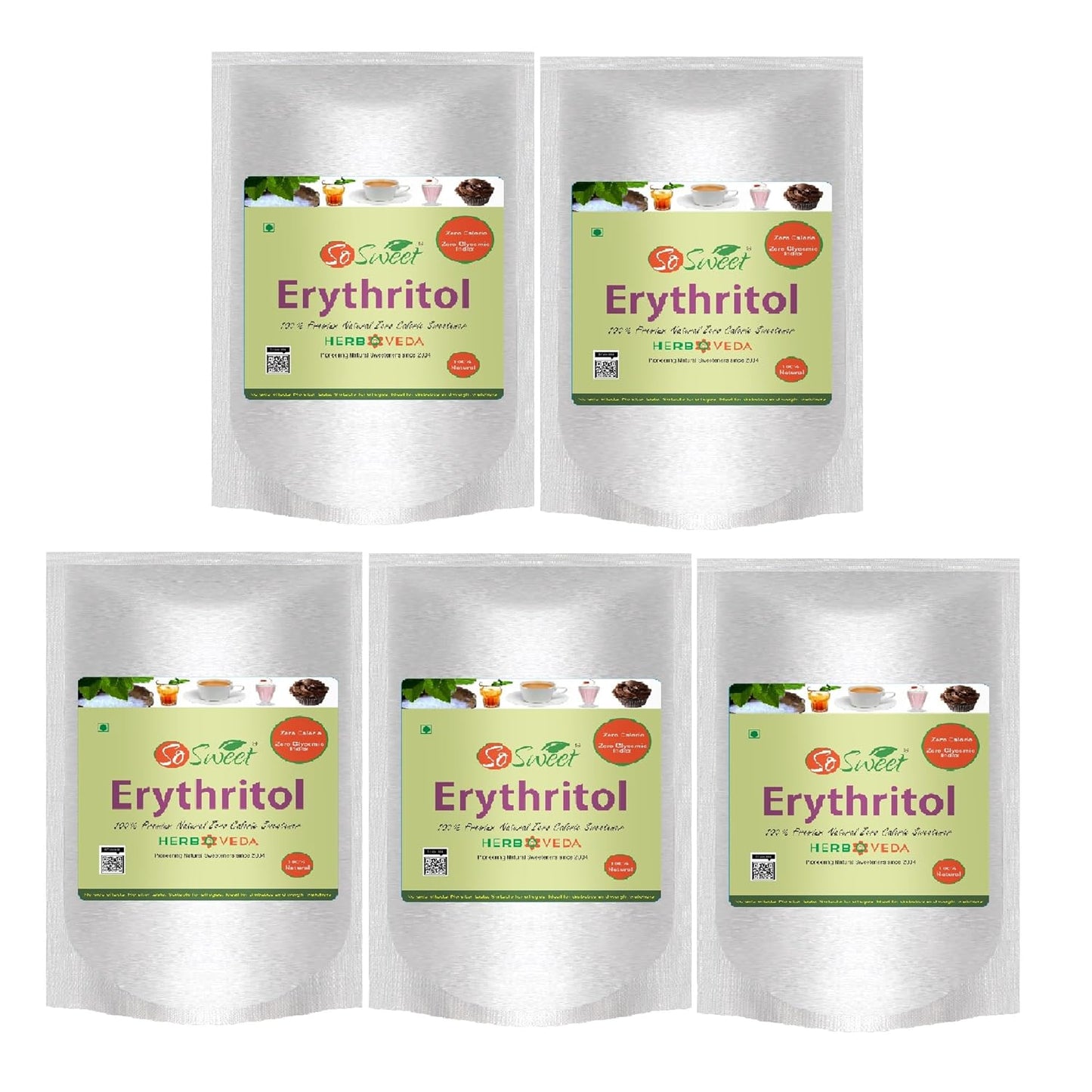 So Sweet Erythritol Sugar Free Natural Zero Calorie Sweetener, 250gm