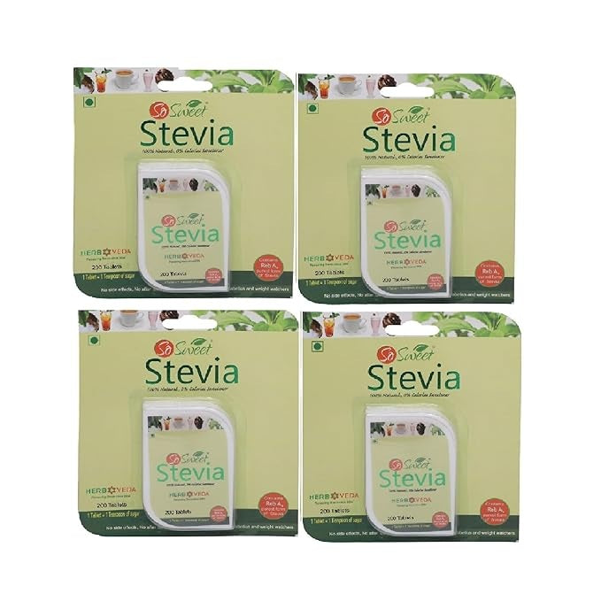So Sweet Stevia Tablets 200 – Natural Zero Calorie Sugar Free Sweetener