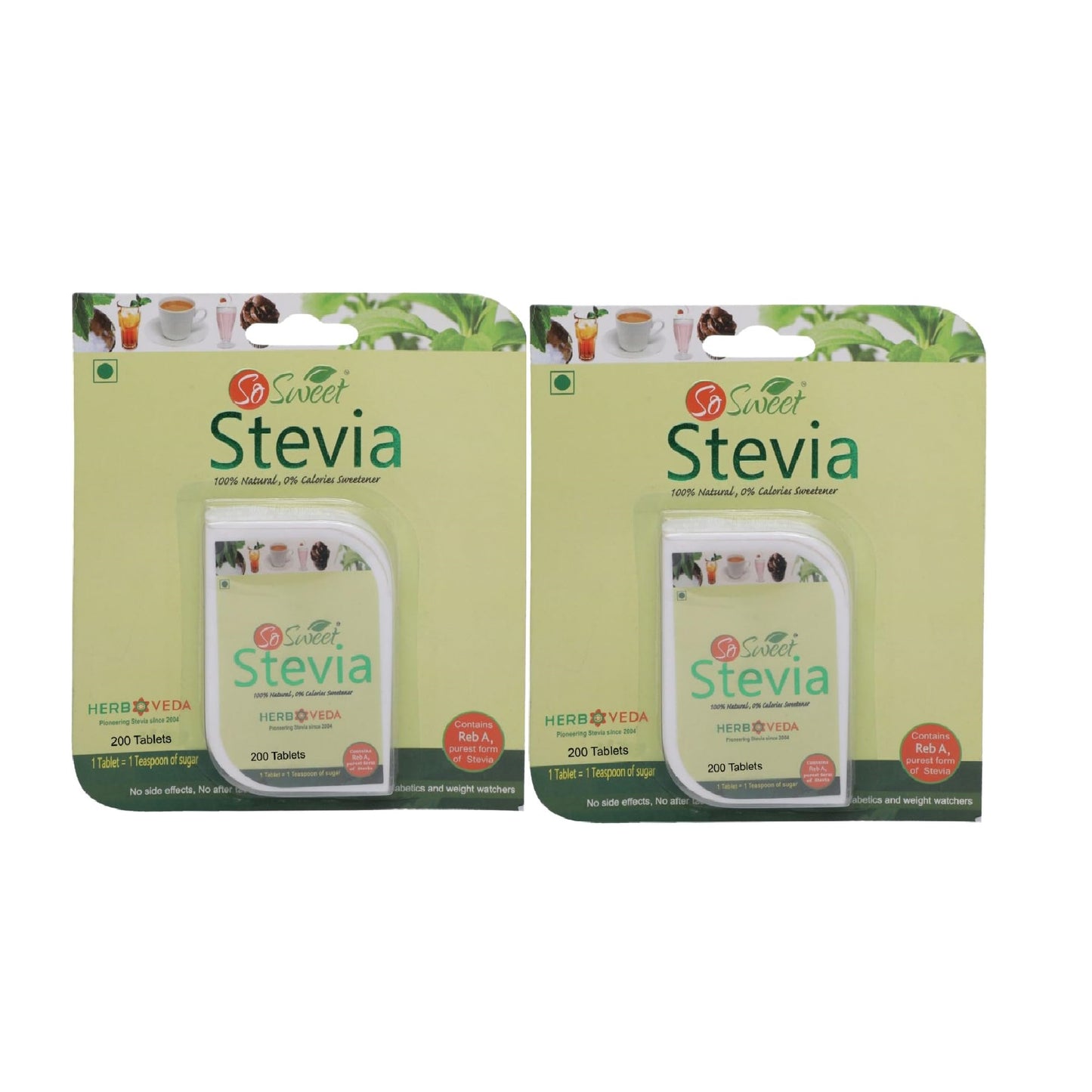 Stevia Tablet 200 -Pack of 2
