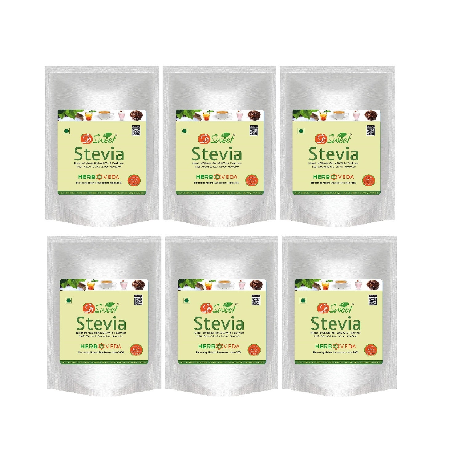 So Sweet Stevia Poudre sans Sucre Édulcorant Naturel Zero Calorie 250gm