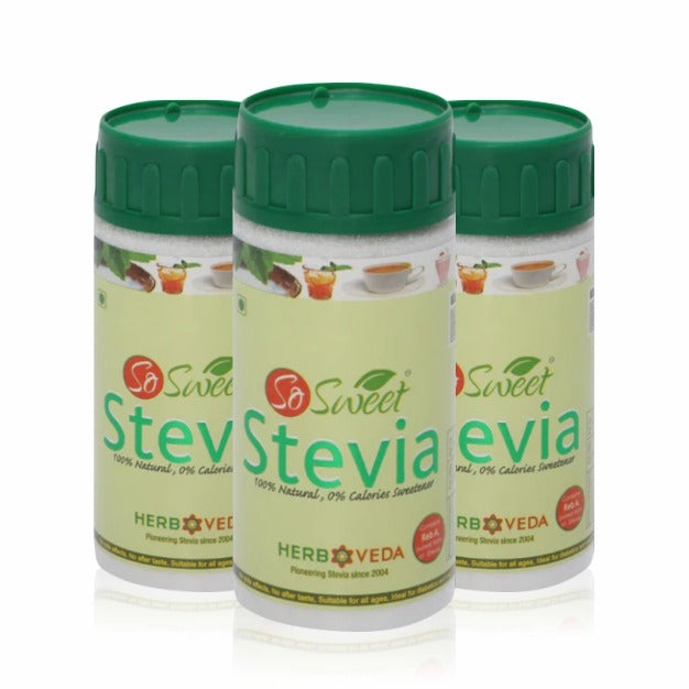 Zero Calorie Stevia Powder | Sugar Free Natural Sweetener-100gm