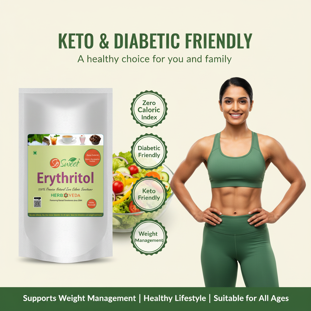 Erythritol Sugar Free Natural Zero Calorie Sweetener -So Sweet