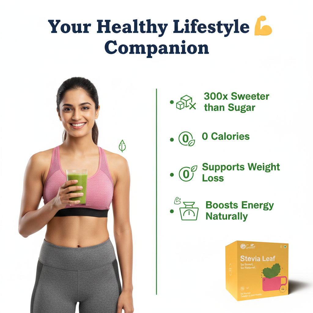 Stevia Leaf Sugar Free Natural Zero Calorie Sweetener -So Sweet
