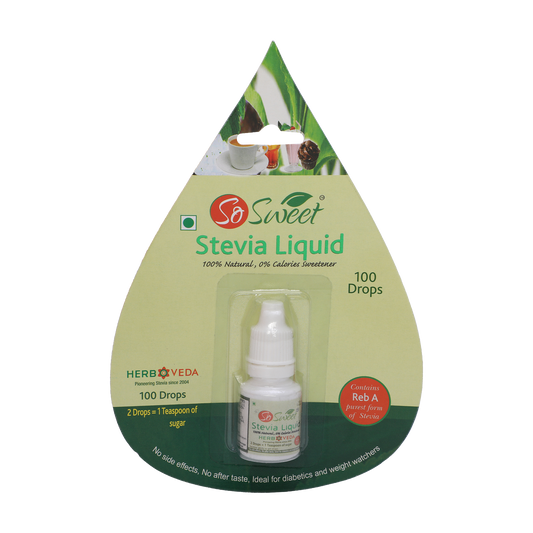 So sweet Stevia Liquid Sugar Free 100 Drops Zero Calorie | Diabetic Friendly