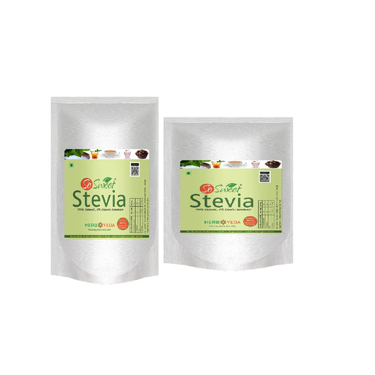 So Sweet Stevia Powder 100% Natural Sweetener - Sugar Free (Pack of 2) 1kg & 250gm
