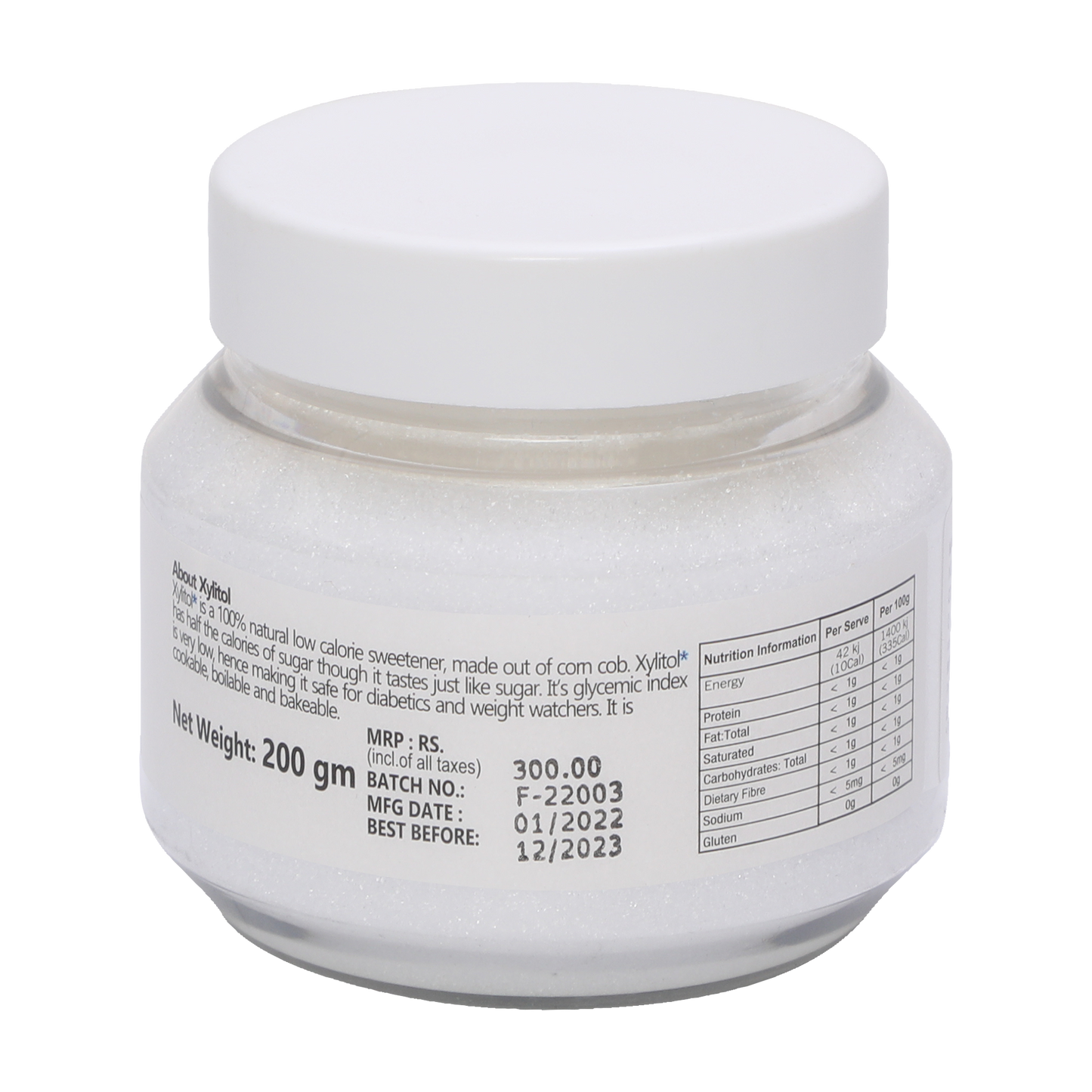 Xylitol Sugar Powder | So Sweet Xylitol Sweetener-200gm