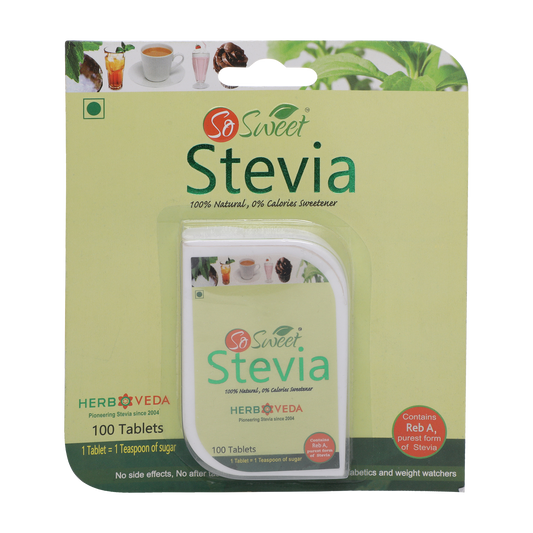 So Sweet Stevia Tablet  100 Sugar Free Natural Zero Calorie Sweeneter