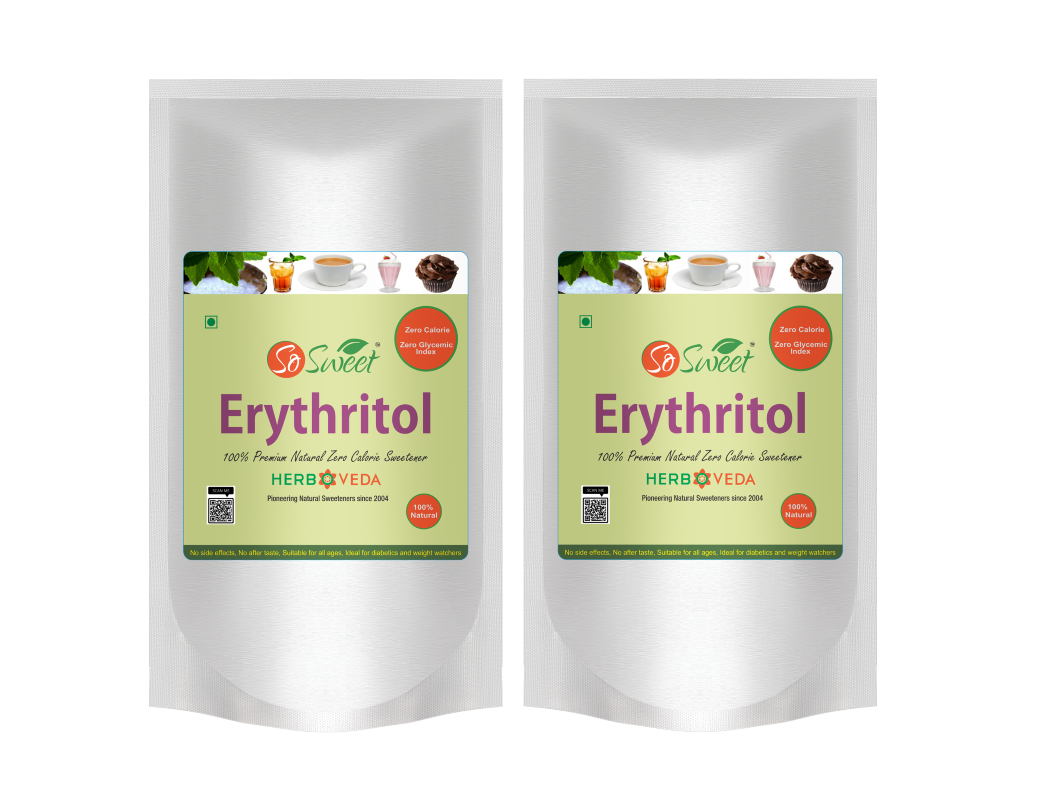 So Sweet Erythritol Natural Sweetener 1kg- Sugar Free | Zero Calorie, Zero Carb, 0 Fat, Zero G.I