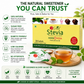 So Sweet Stevia Sachets Sugar Free Natural Low Calorie Sweetener - 200 Sachets