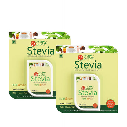 So Sweet Stevia 500 Tablet Dispenser – Natural Zero Calorie Sugar Free Sweetener