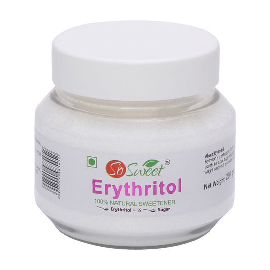 So Sweet 100% Natural Sweetener 200 GMS Erythritol (Pack of 1)