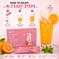 So Sweet Stevia Orange And Lemon Drink Mix Sugar Free | Zero Calories| Enrich with Vitamin C | 12 Sachets