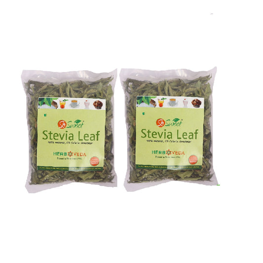 So Sweet Stevia Leaf Sugar Free Natural Zero Calorie Sweetener Pack of 2 (25gm each)