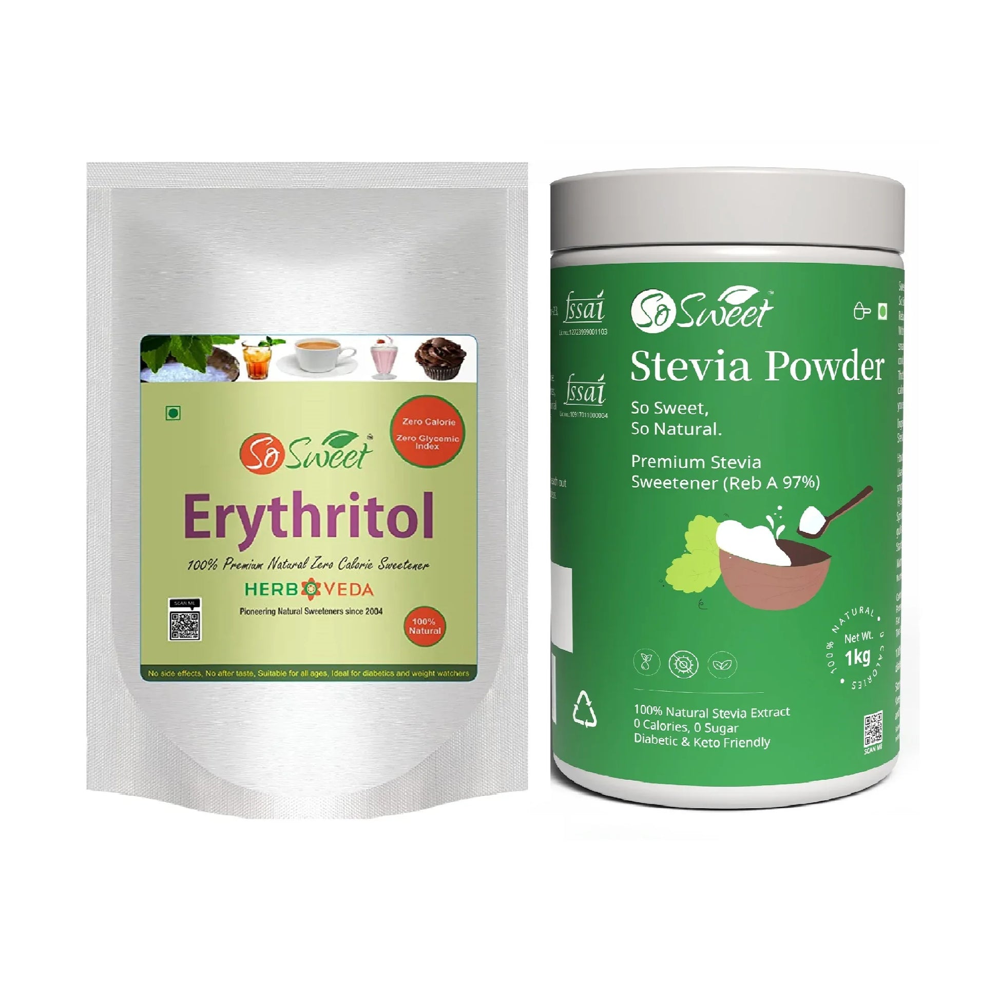 So Sweet Stevia Sugar Free Natural Sweetener Alternative to Sugar - So Sweet