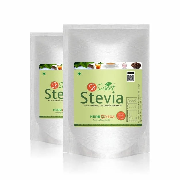 Zero Calorie Stevia Powder | Sugar Free Natural Sweetener-250gm