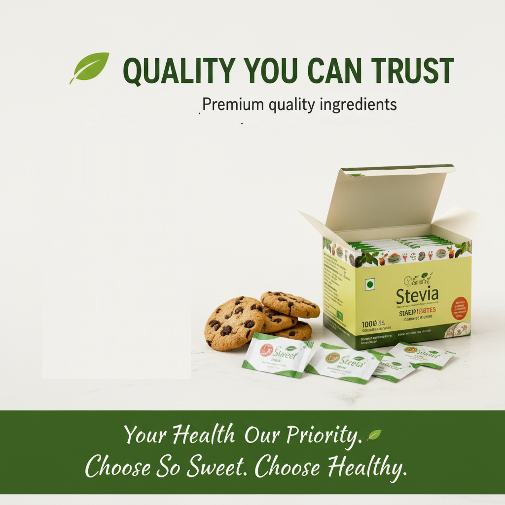 So Sweet Stevia Sachets – 100 Sachets | Zero Calorie Natural Sugar Free Sweetener