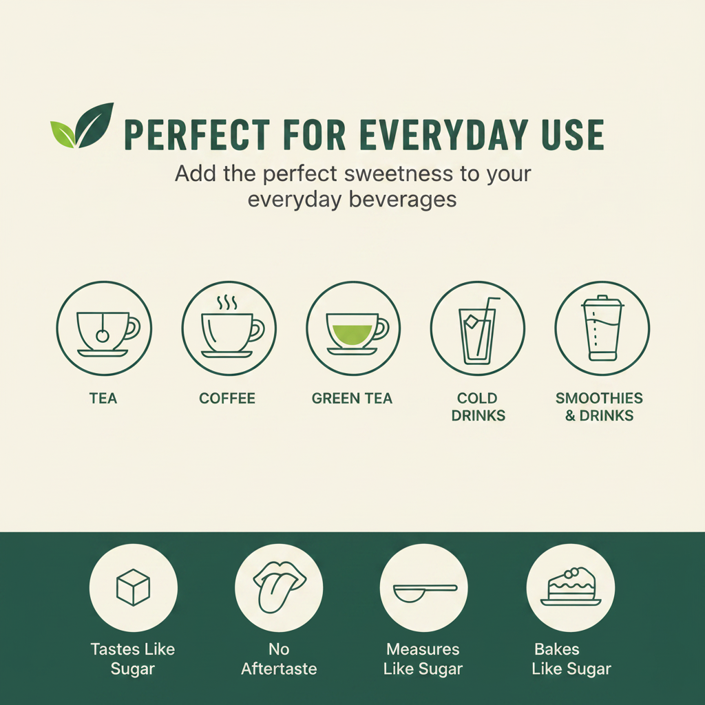 So Sweet Stevia Sachets – 100 Sachets | Zero Calorie Natural Sugar Free Sweetener