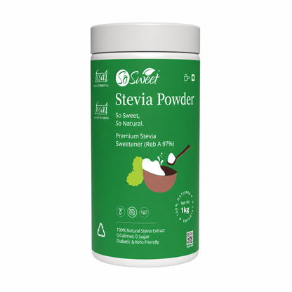 stevia powder sugar free sweetener zero calorie 