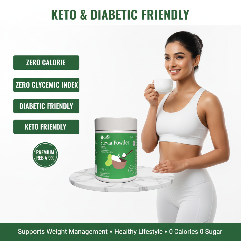 So Sweet Stevia Powder 100gm – Zero Calorie Natural Sugar Free Sweetener