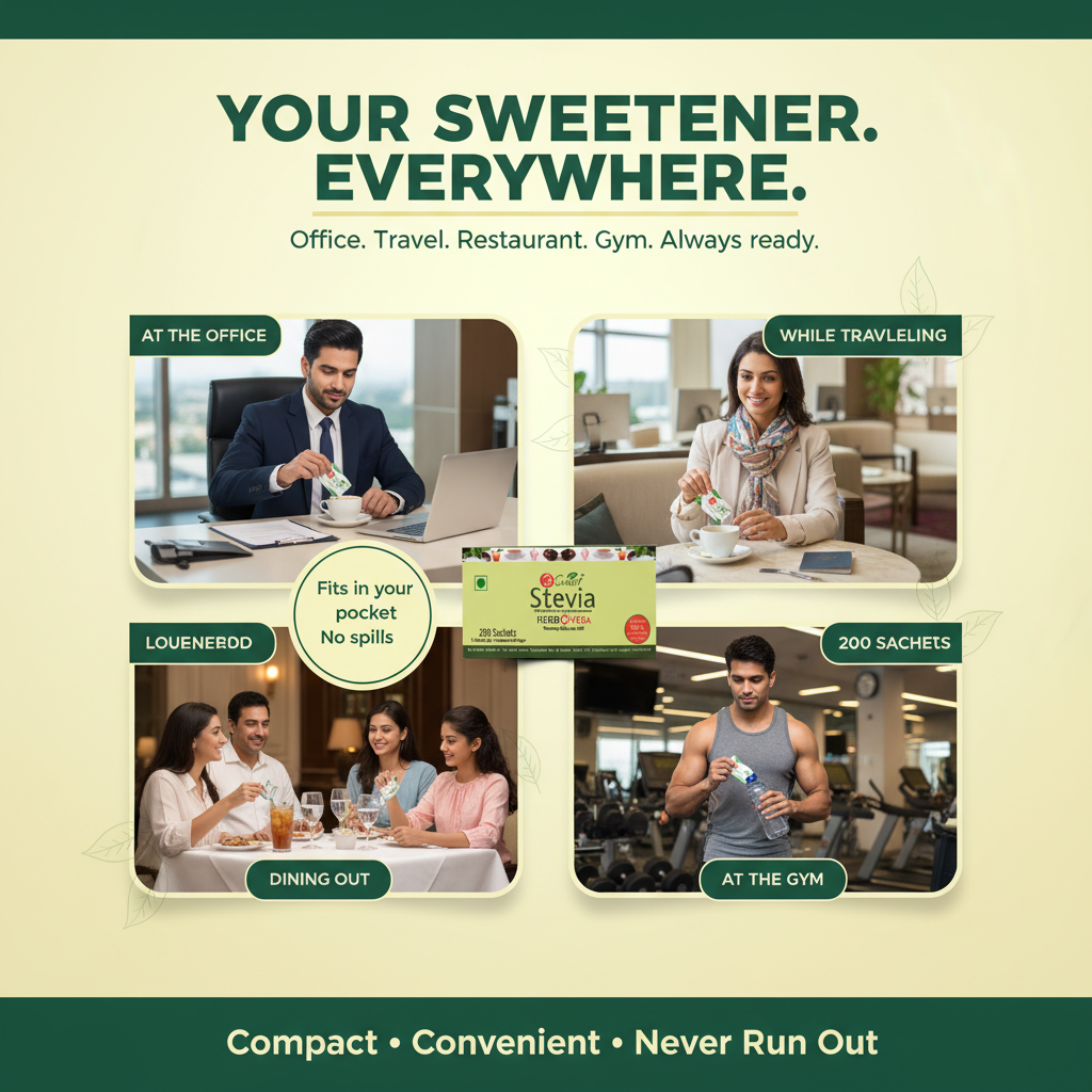 So Sweet Stevia Sachets 200 – Sugar Free Natural Zero Calorie Sweetener