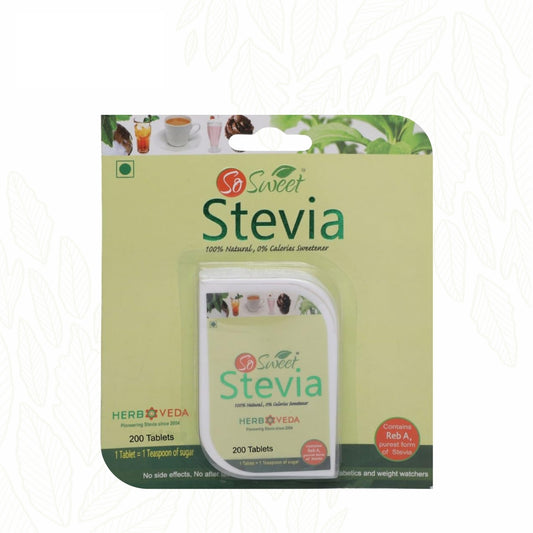So Sweet Stevia Tablets 200 – Natural Zero Calorie Sugar Free Sweetener