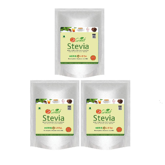 Stevia Dextrose Powder-900gm - Pack of 3