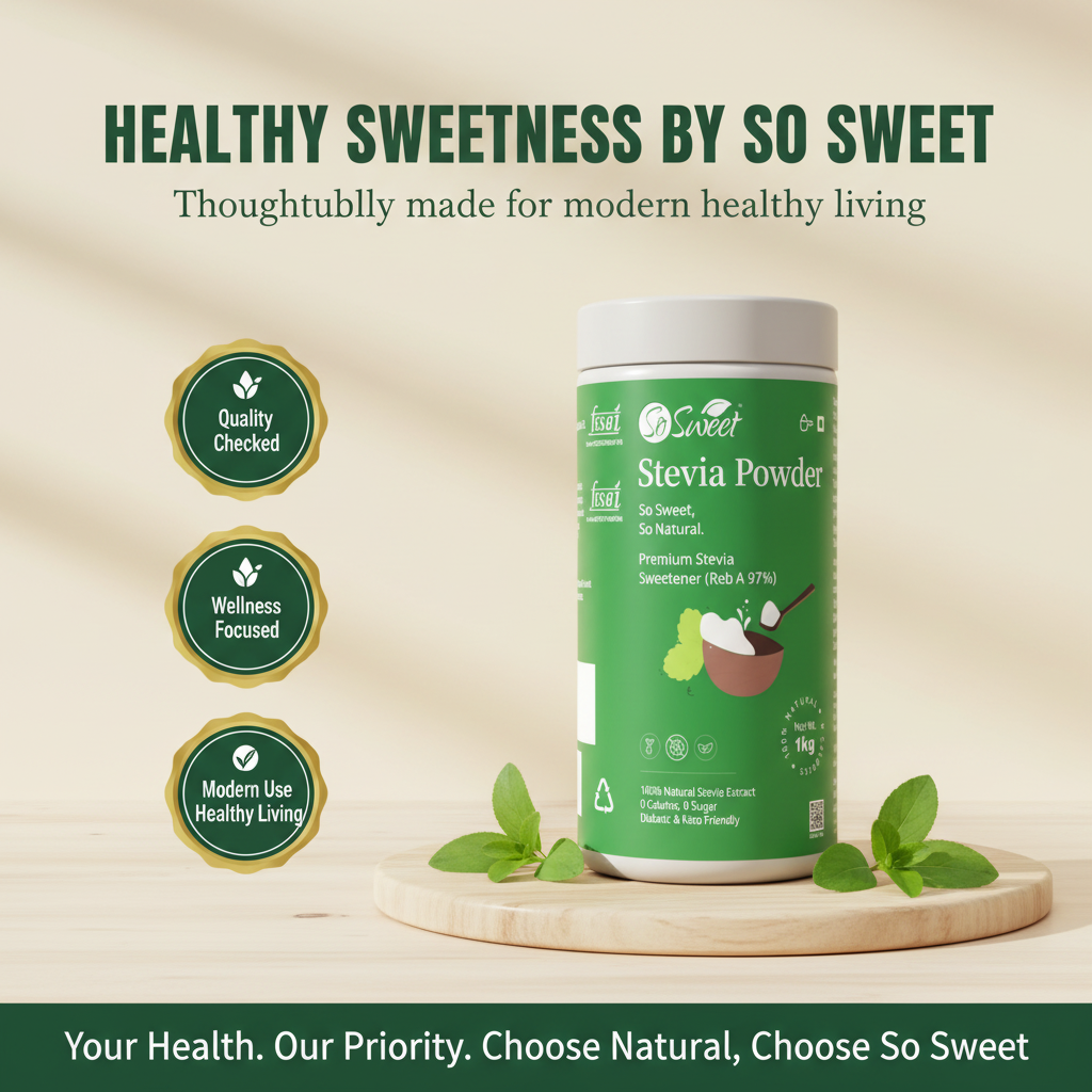 So Sweet Stevia Powder - Healthy Sweetness by So Sweet