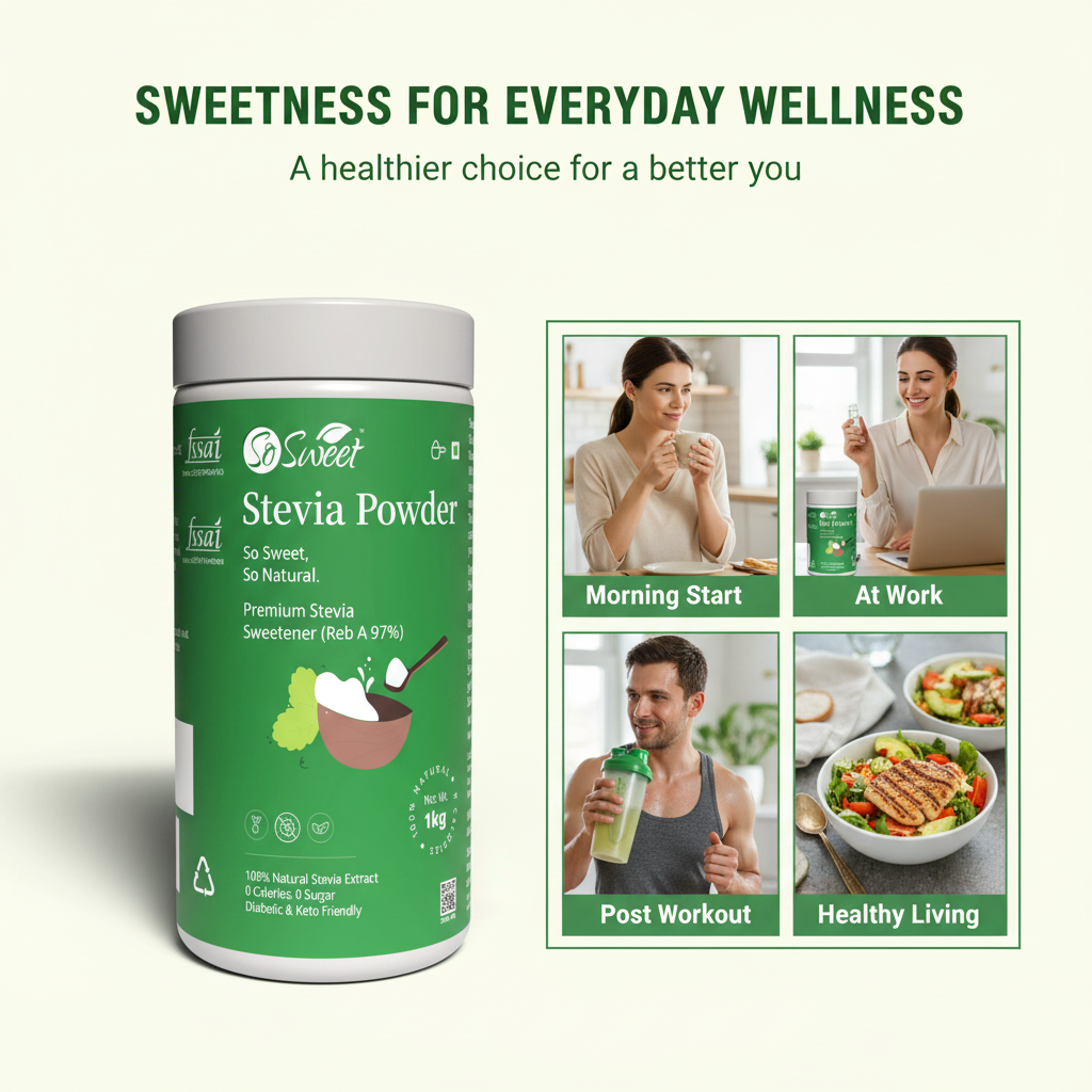 So Sweet Stevia Powder - Sweetness for Everyday Wellness