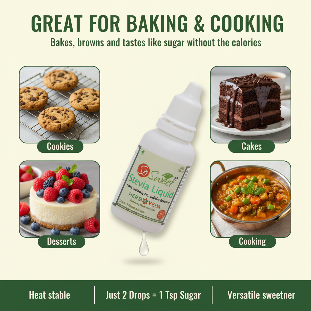 So Sweet Stevia Liquid -800 Drops – Natural Sweetener for Weight Management -Sugarfree (Pack 2)