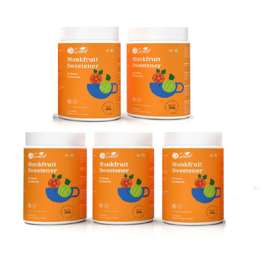 Monk Fruit 100% Natural Zero Calorie Sweetener -250gm -Diabetic & Keto Friendly -So Sweet
