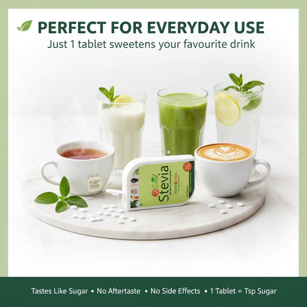 So Sweet Stevia Tablets  Natural Zero Calorie Sugar Free Sweetener