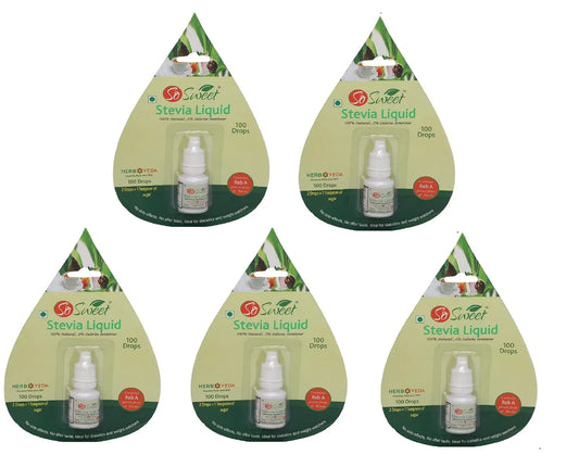  Stevia Drop  Sugar Free Natural Sweetener Alternative to Sugar - So Sweet