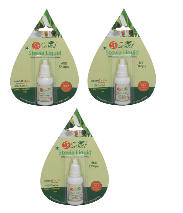 Stevia Liquid Drops Sugar Free Natural Zero Calorie Sweetener-So Sweet 