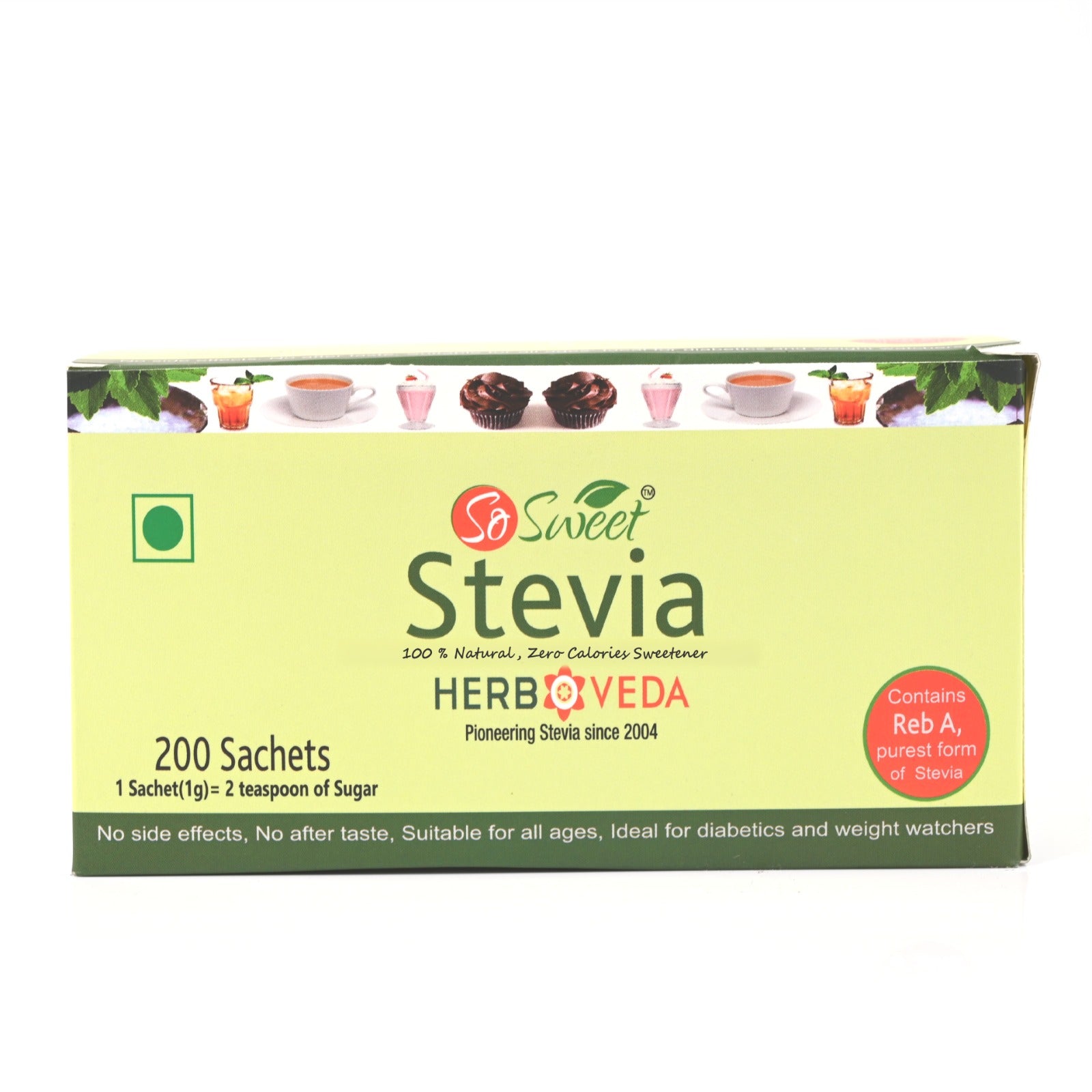 Stevia Sugar Free Sweetener 200gm | Best Diabetes Sugar Alternatives
- So Sweet
