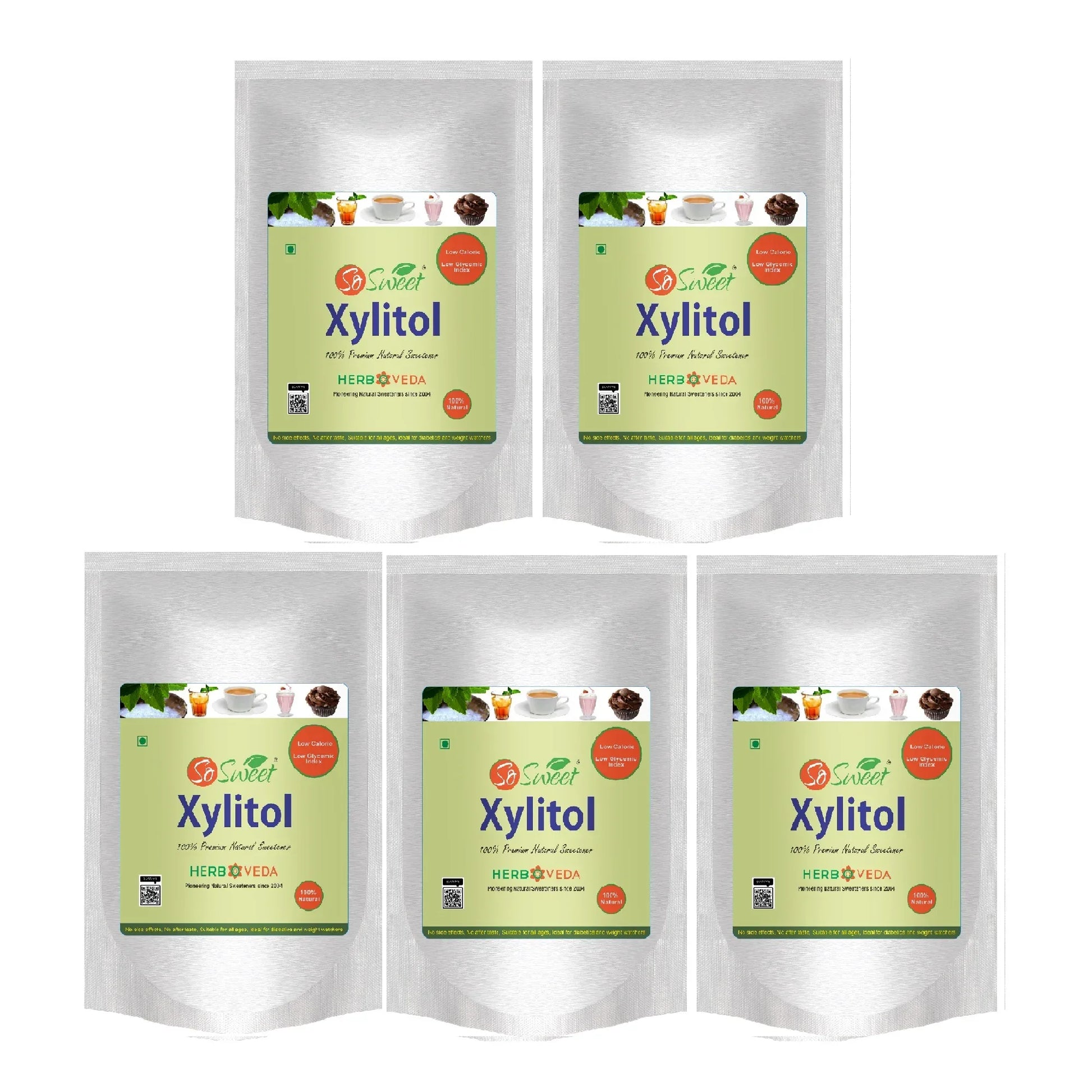 Xylitol Natural Sugar Free Sweetener 250g | 100% Natural | Low GI Sugar - So Sweet