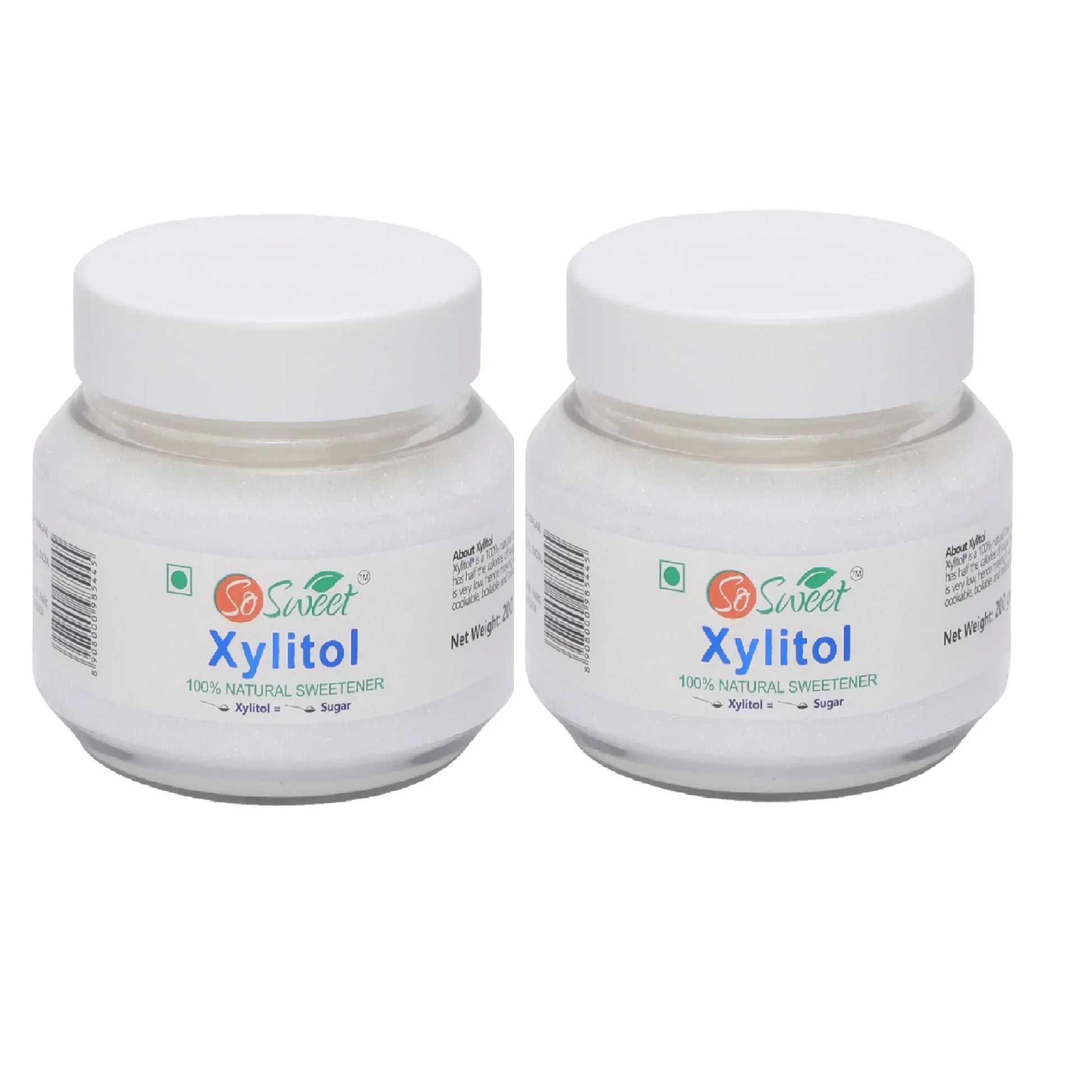 Xylitol Natural Sugar Free Sweetener 200g| 100% Natural | Low GI Sugar - So Sweet