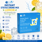 So Sweet Stevia Orange And Lemon Drink Mix Sugar Free | Zero Calories| Enrich with Vitamin C | 12 Sachets