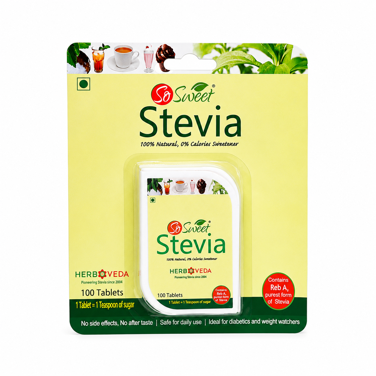 Sugar free stevia tablets