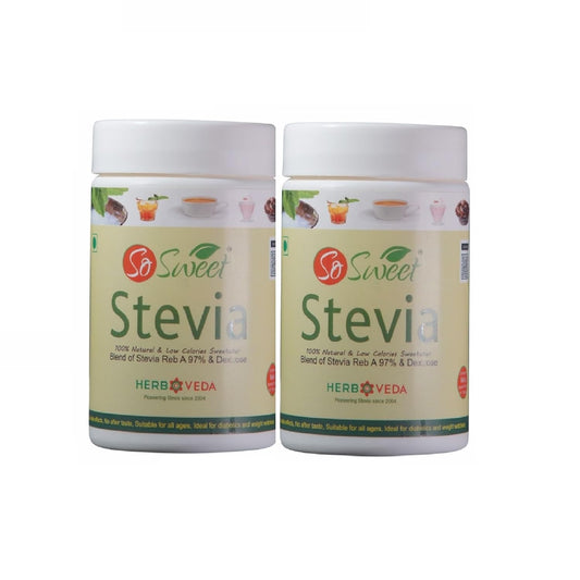 Stevia Sugar Free Sweetener 150gm | Best Diabetes Sugar Alternatives - Pack of 2