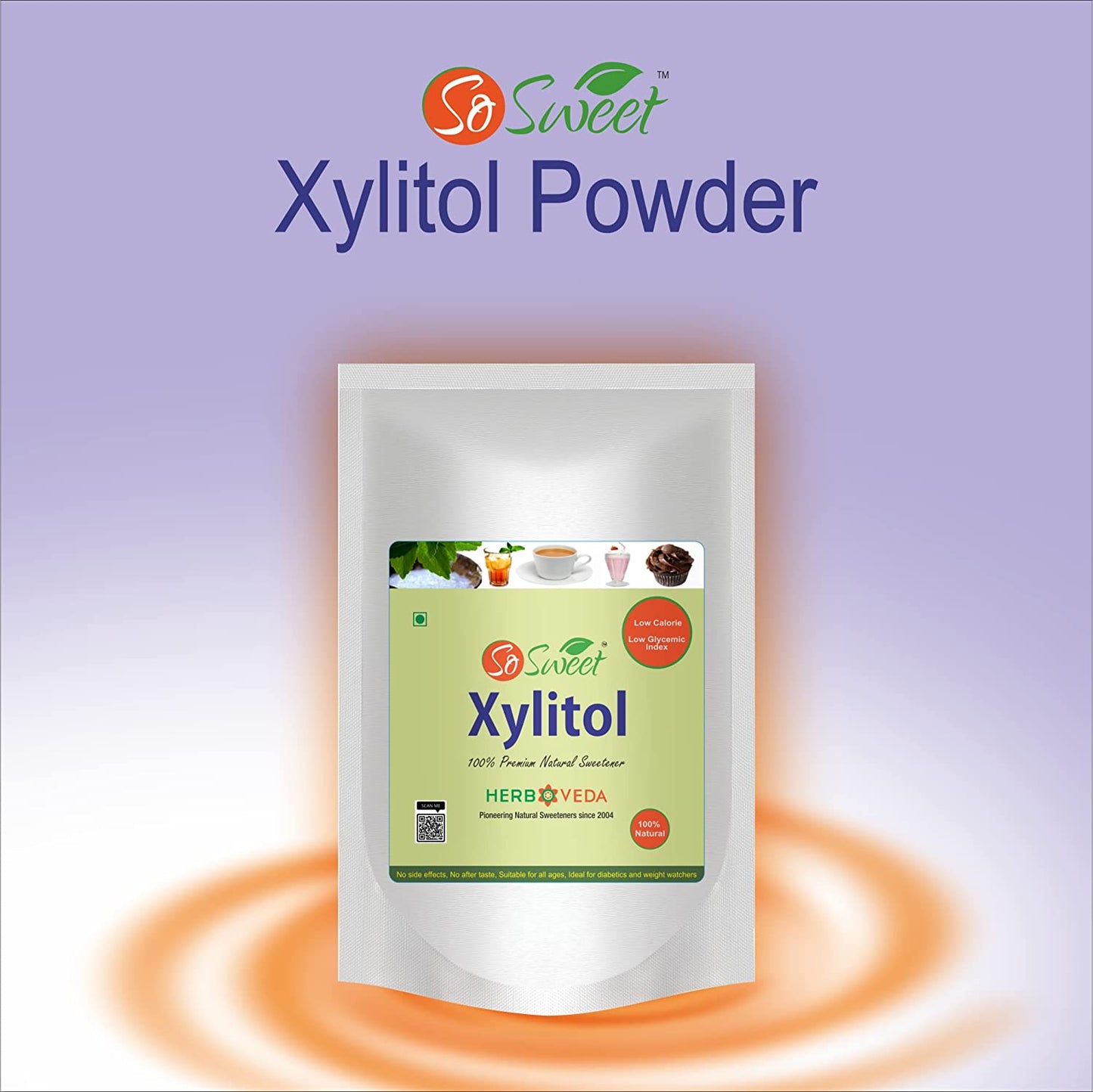 So Sweet Stevia Powder 250gm + Erythritol 250gm + Xylitol 250gm Zero Calorie Sugar Free Sweetener