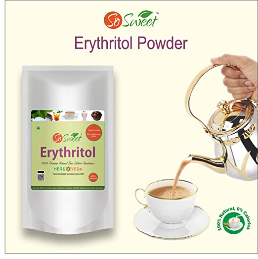 So Sweet Erythritol & Xylitol Sugar Free Natural Sweetener For Diabetes 250gm Each