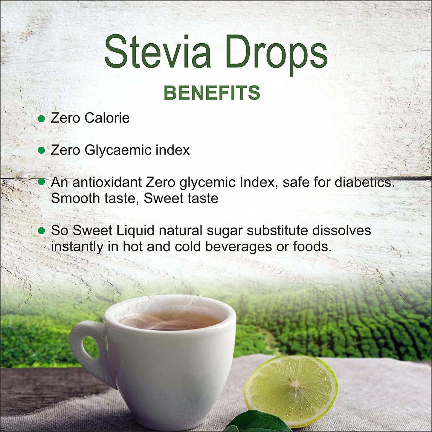 Stevia Sachets Pack of 50 + Liquid Stevia 20 ml