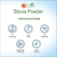 So Sweet Stevia Combo (250gm+ 50 Stevia Sachets) Zero Calorie Natural Sweetener (Pack of 2)