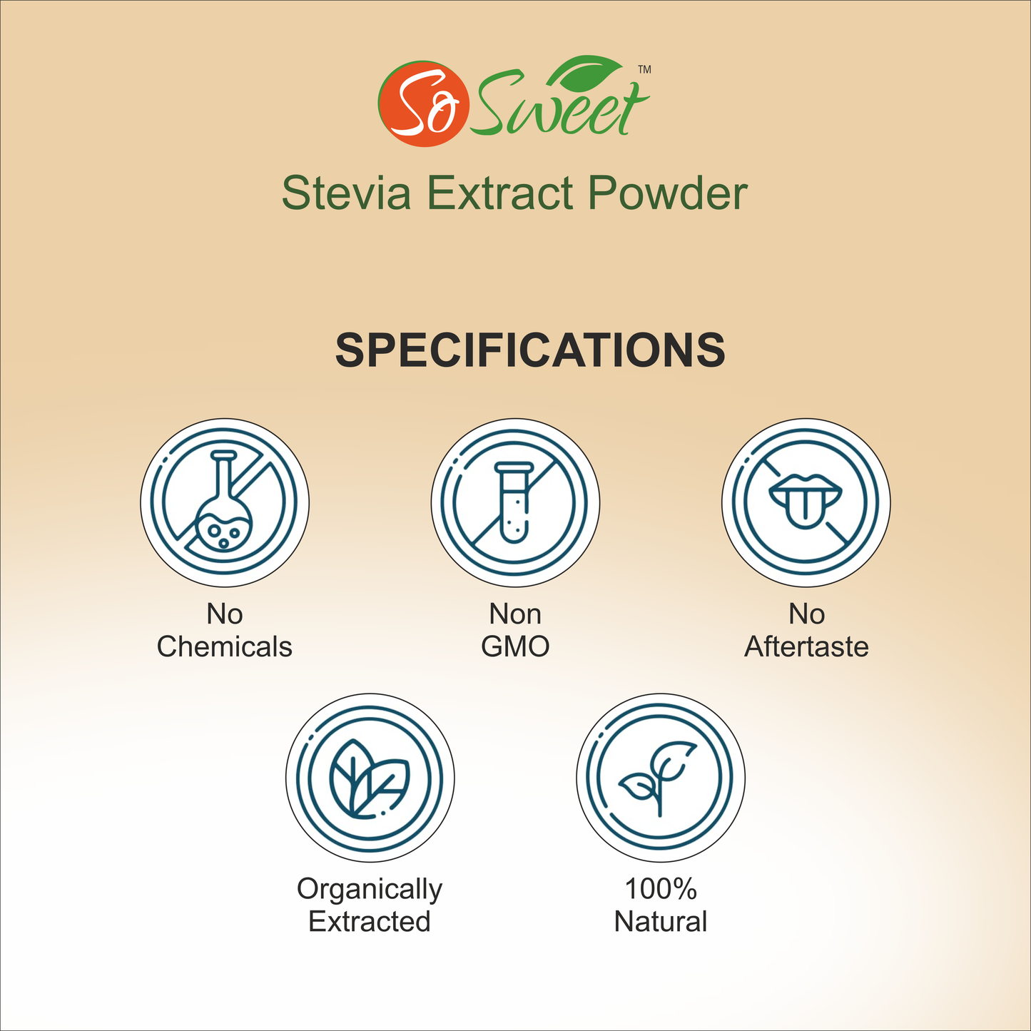 Pure Stevia Extract 10gm