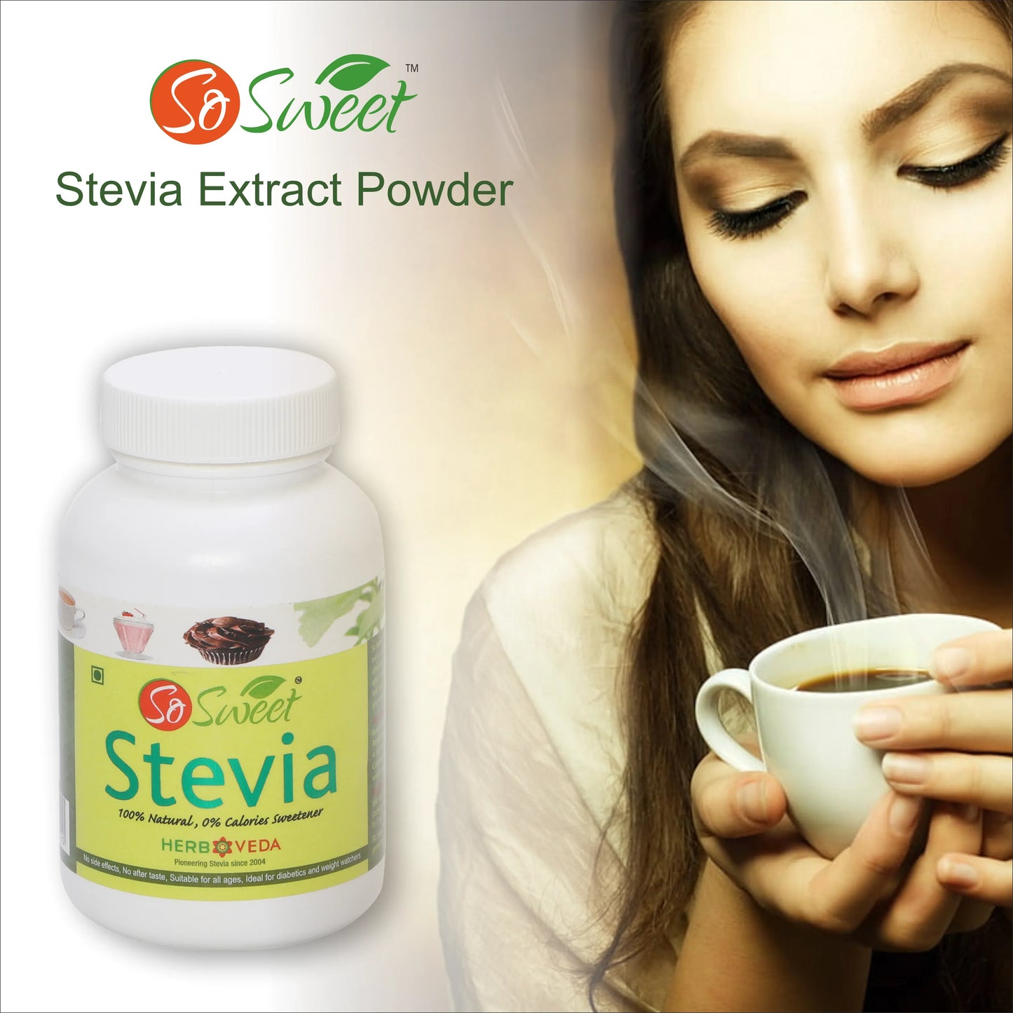  Stevia Sugar Free Natural Sweetener Alternative to Sugar - So Sweet